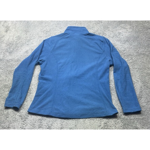 The North Face Fleece Jacket Women's L Blue Full Zip Polyester Mock Neck Active - Picture 2 of 12